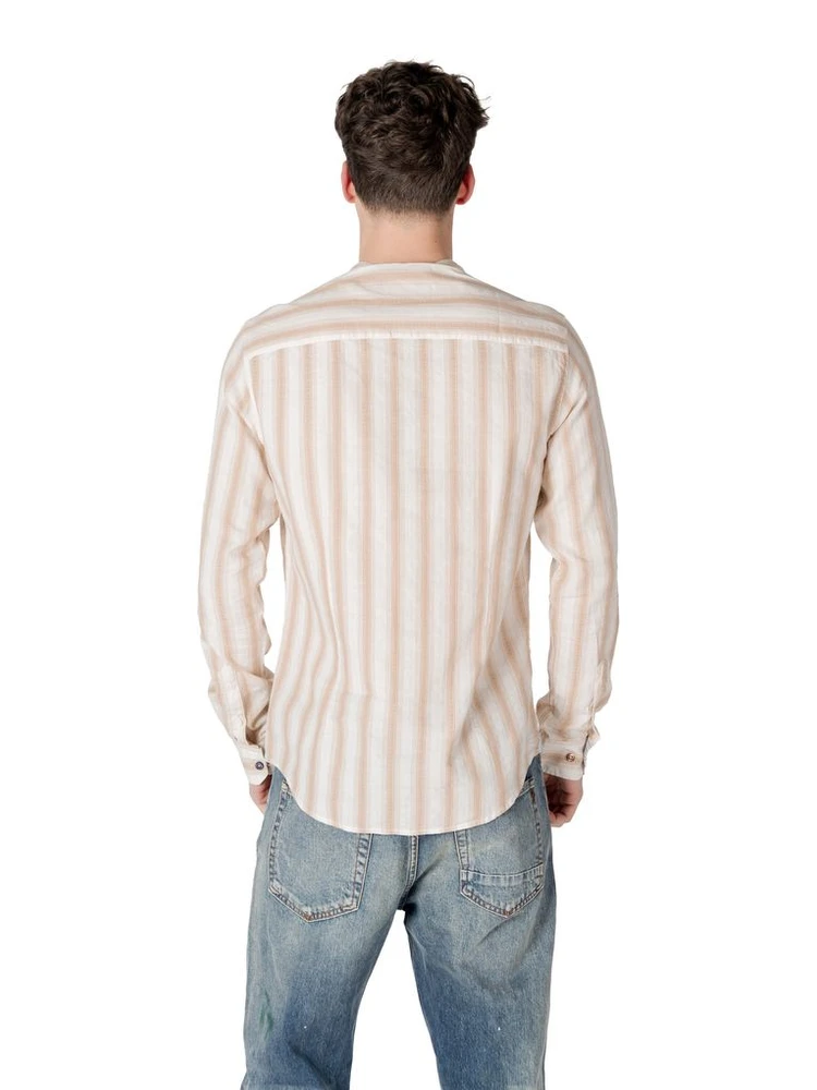 Beige Cotton Pattern Shirt alternative