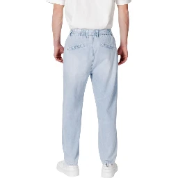 Blue Cotton Slim Fit Jeans