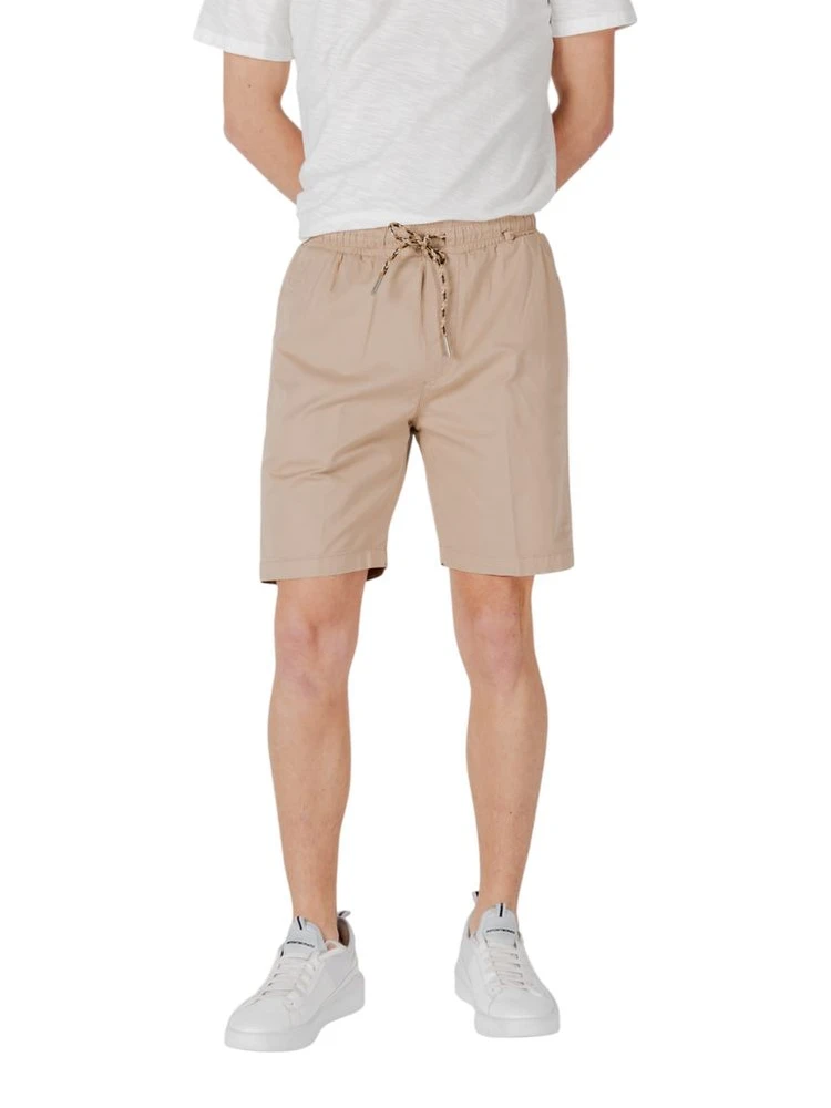 Beige Cotton Bermuda Shorts alternative