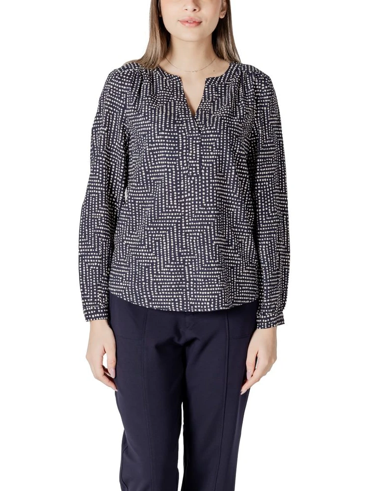 Blue Viscose Blouse