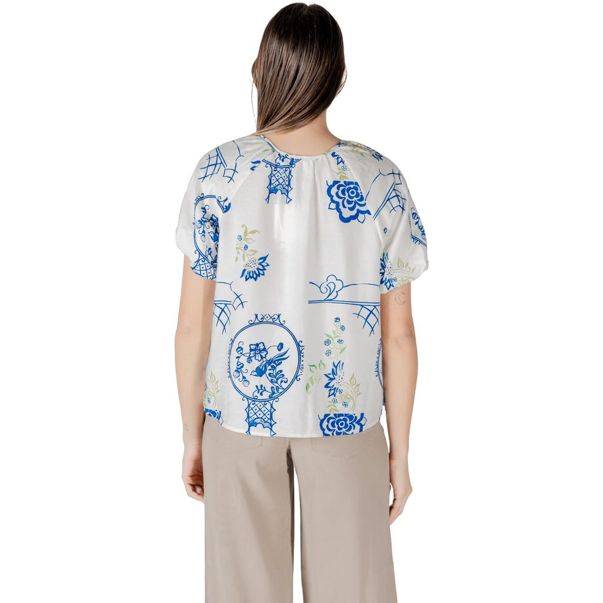 White Viscose Shortsleeve