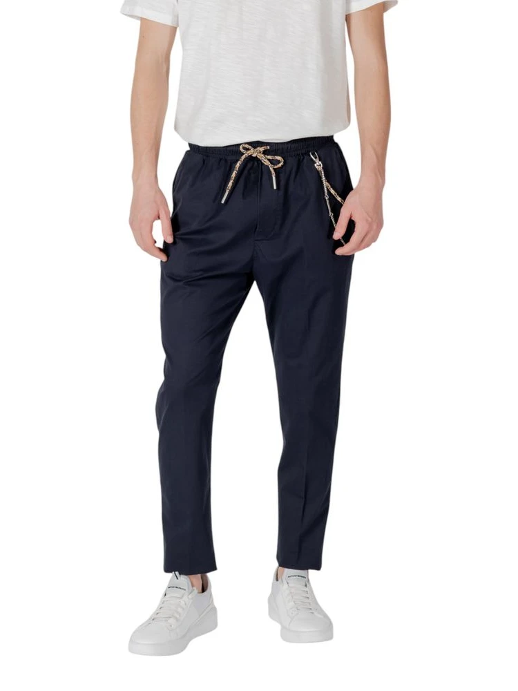 Blue Cotton Casual Pants alternative