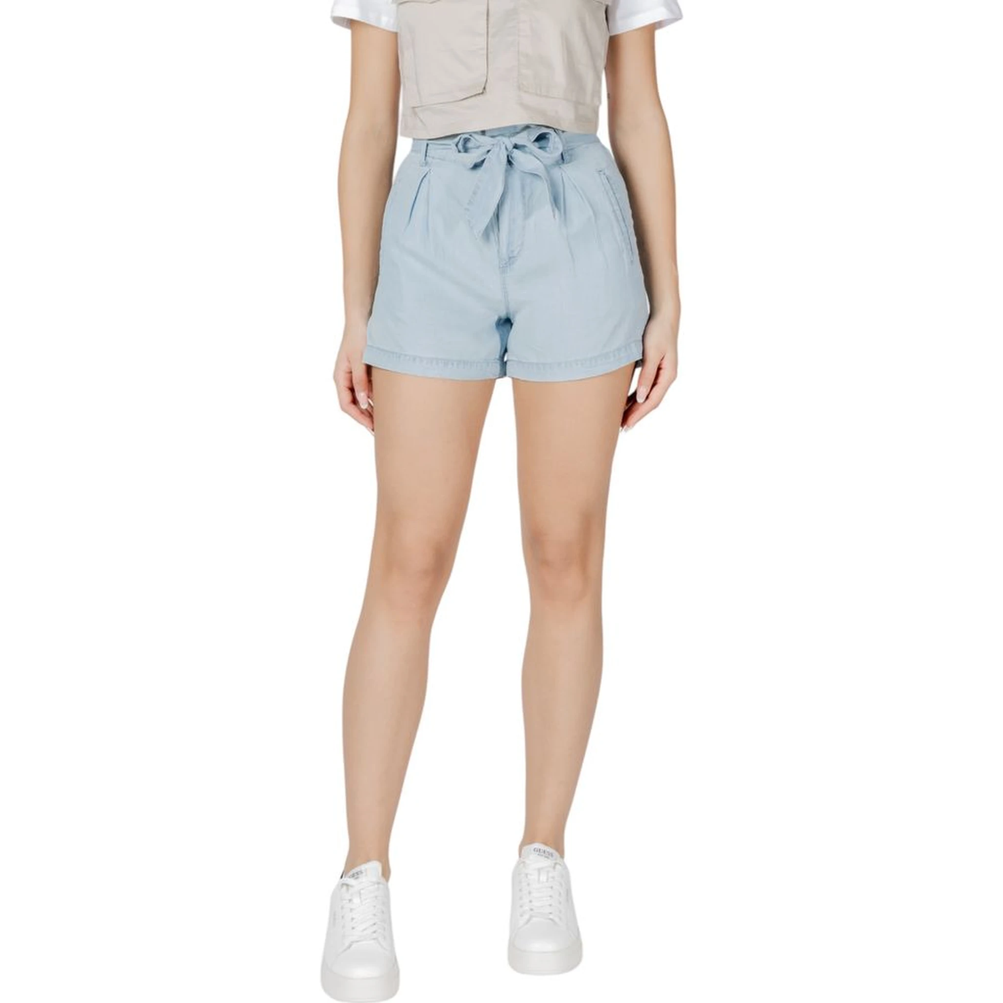 Light Blue Lyocell Shorts
