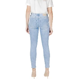 Light Blue Cotton Slim Fit Jean