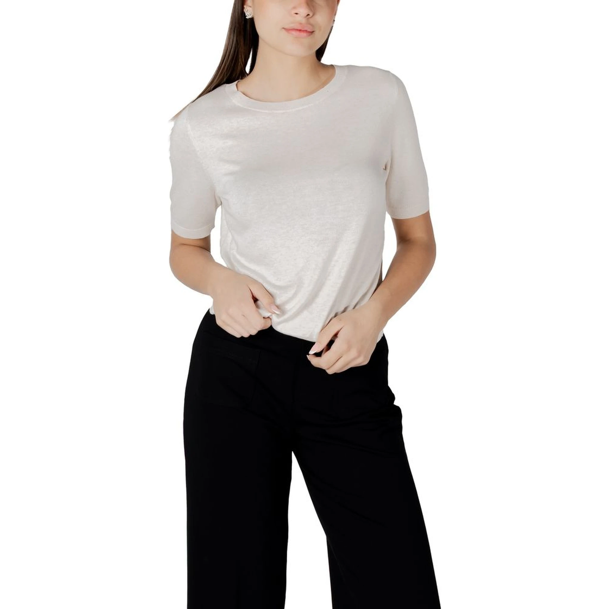 Beige Viscose Sportswear