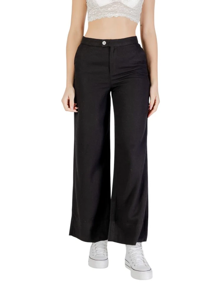 Black Viscose Pants