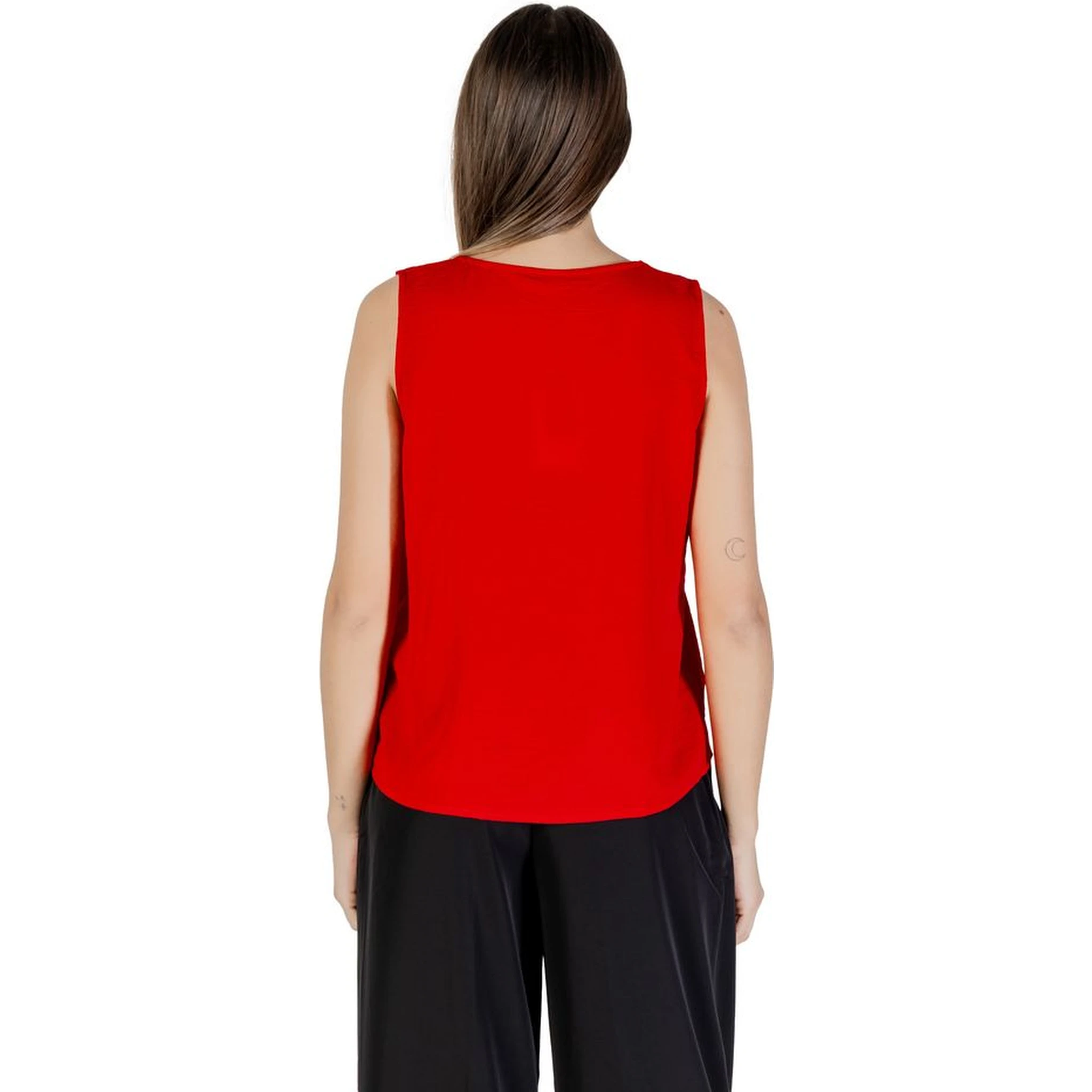 Red Recycled Polyester Tank Top