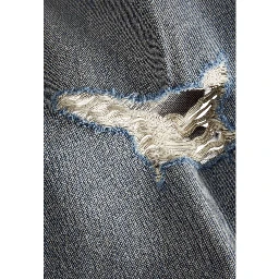 Blue Cotton Relaxed Fit Jeans
