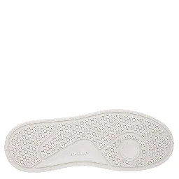 White Leather Platform Sneakers