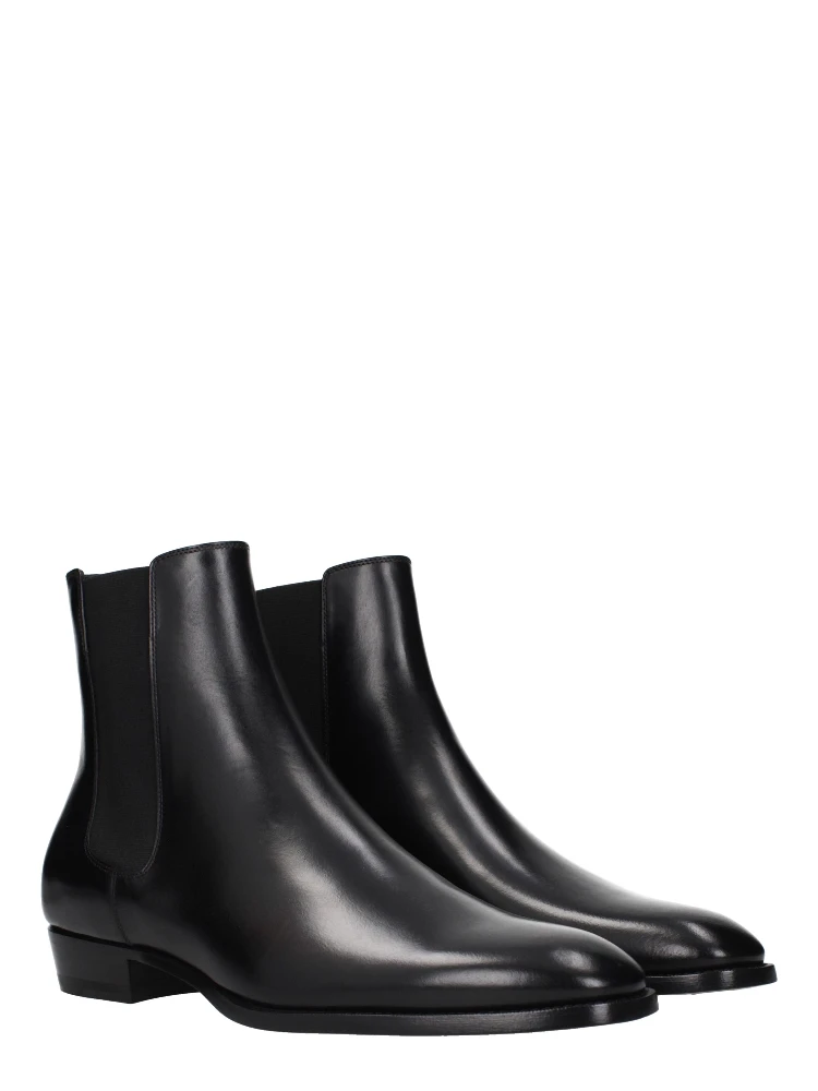 Black Leather Ankle Boots alternative