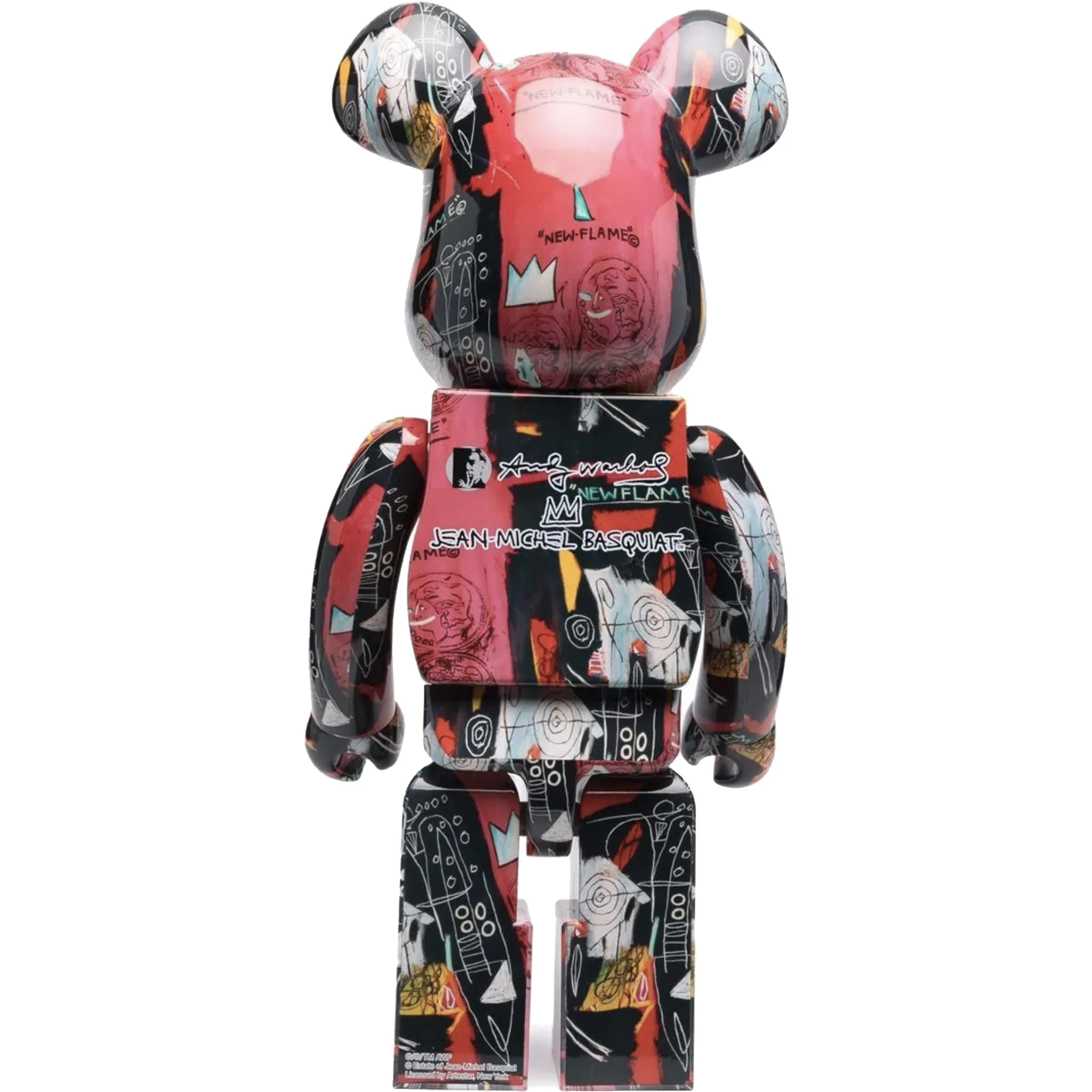 لعبة "Be@rbrick Andy Warhol x JM Basquiat" 1000%