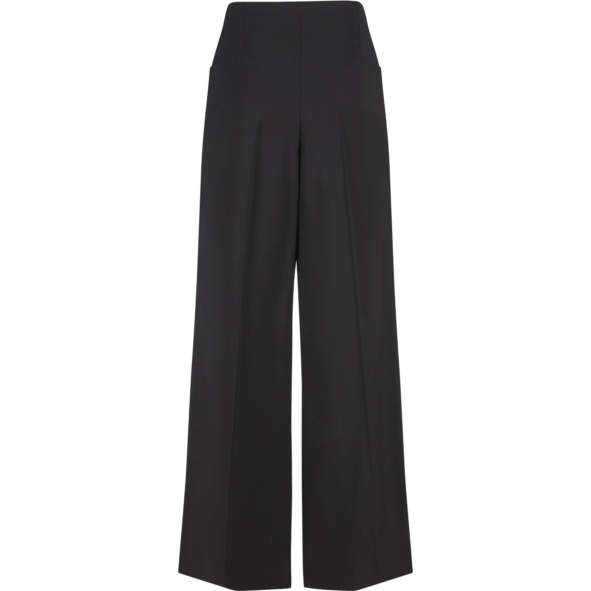 Trousers Wool Black