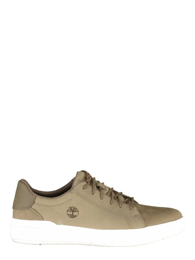 Green Leather Men Sneaker
