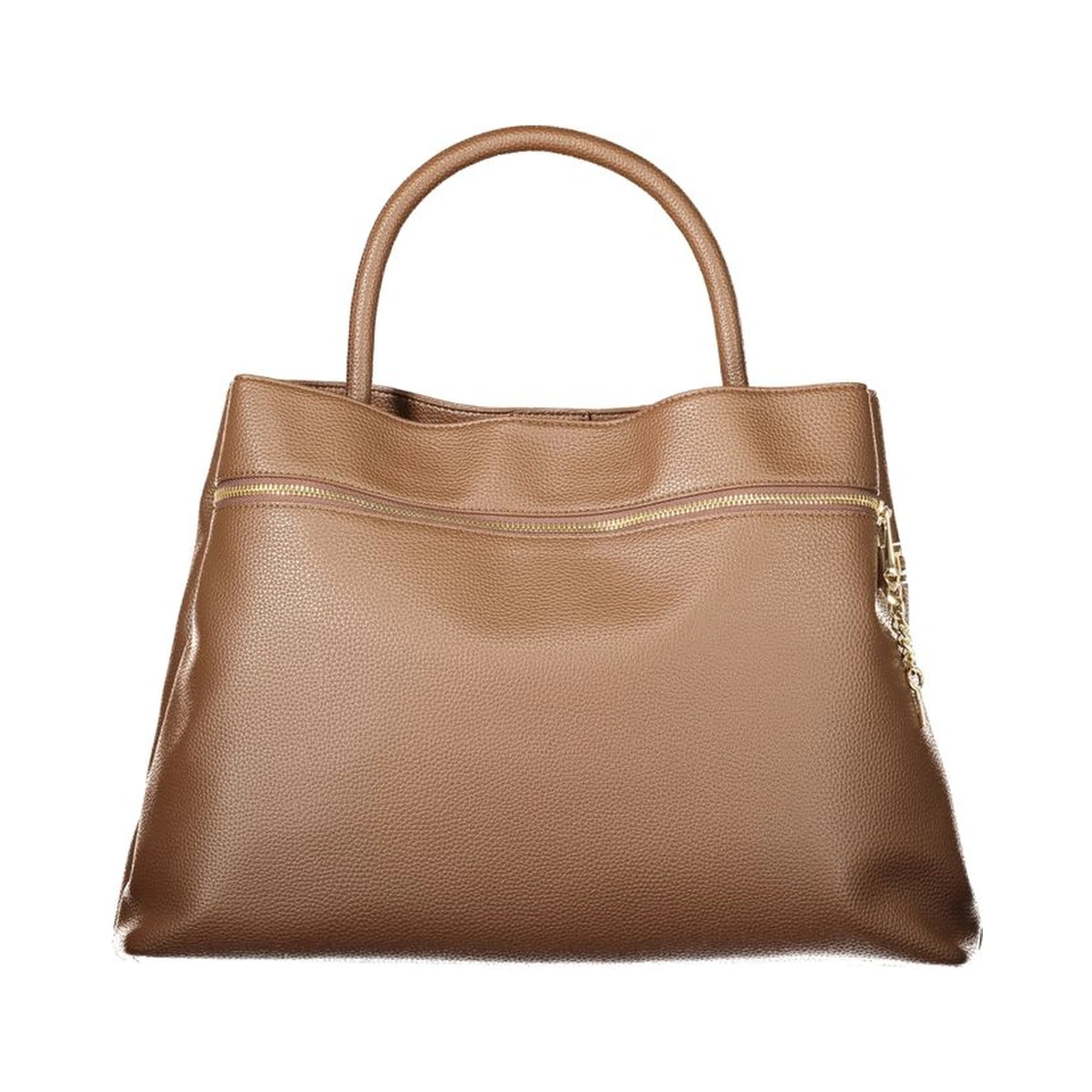 Brown Polyethylene Women Handbag