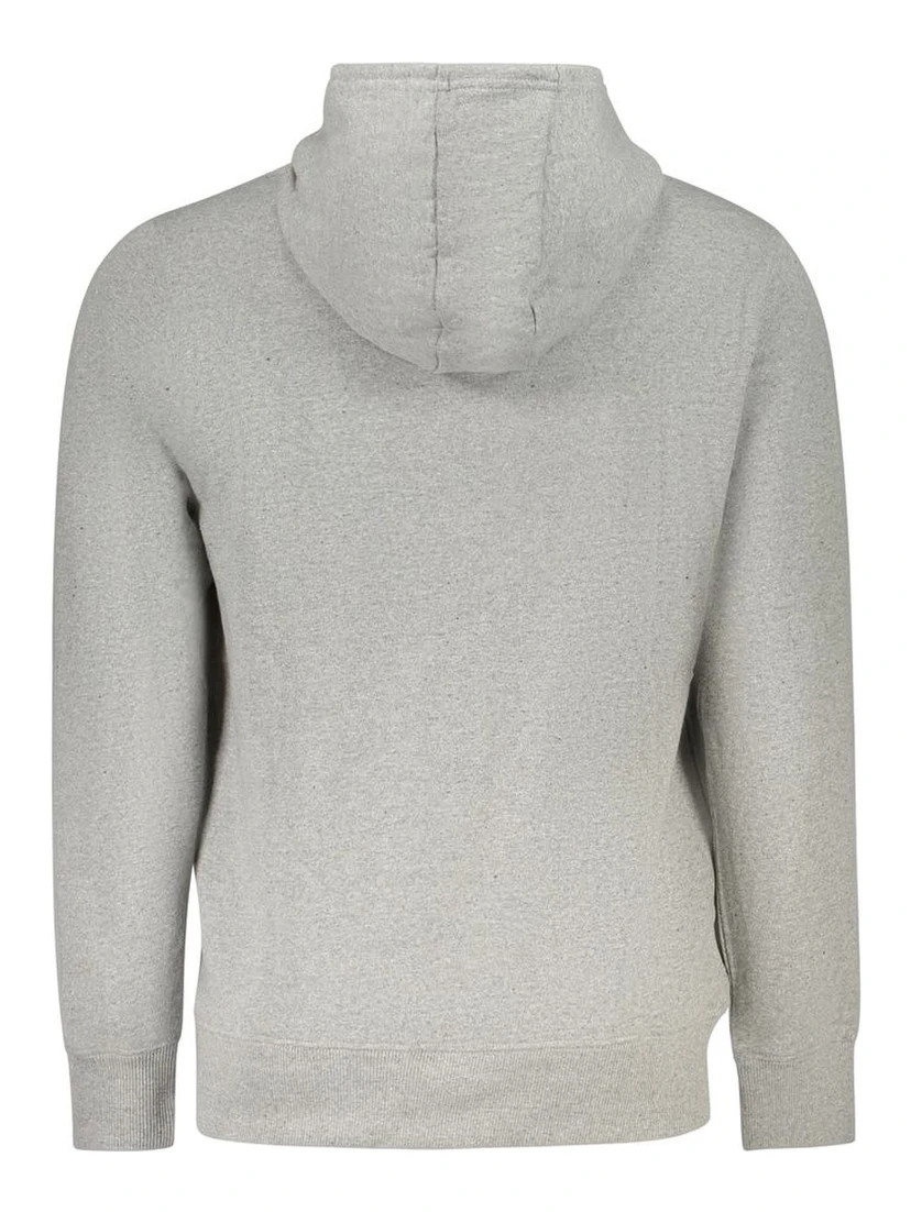 Gray Cotton Men Sweater