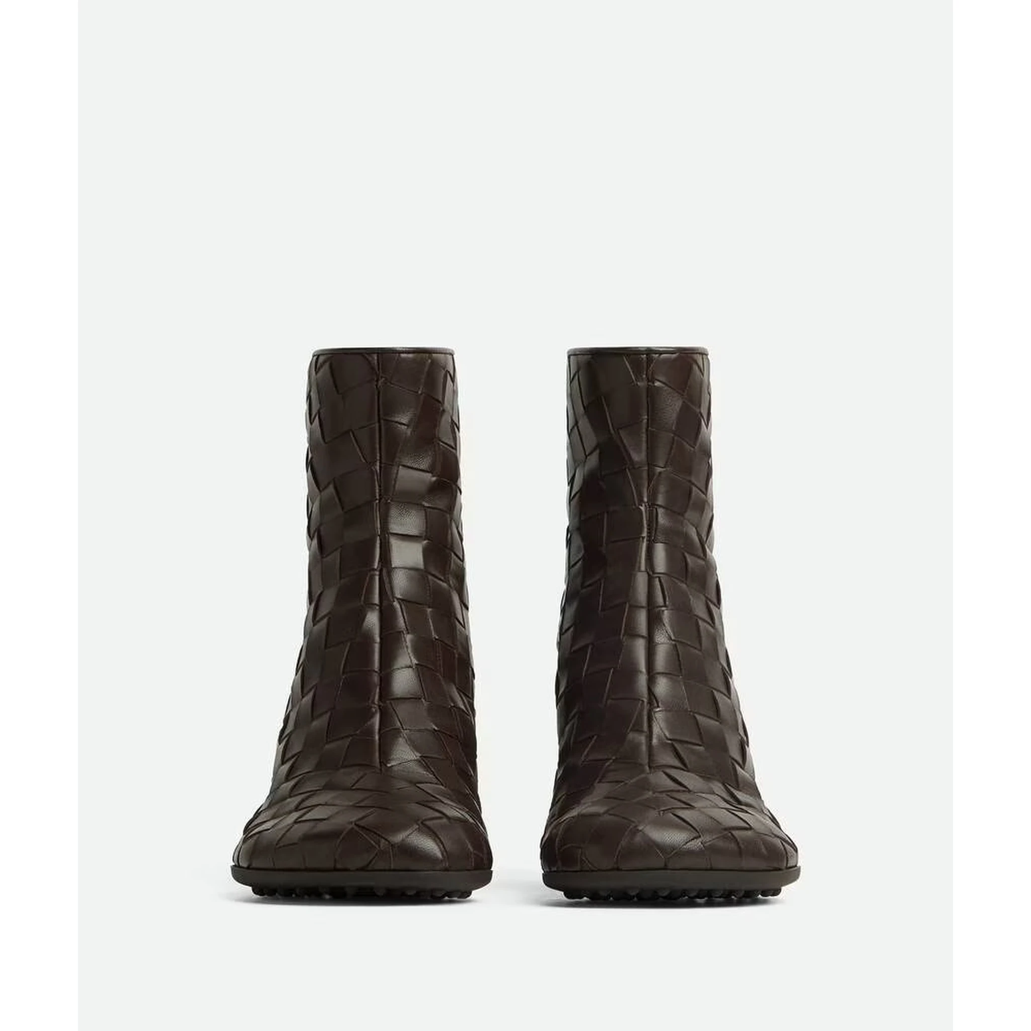 Atomic 75 Intrecciato Leather Ankle Boots
