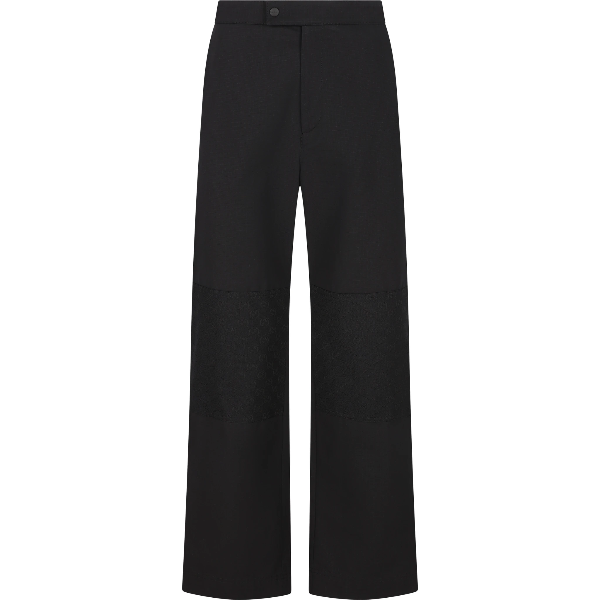 Cotton ripstop pant in black