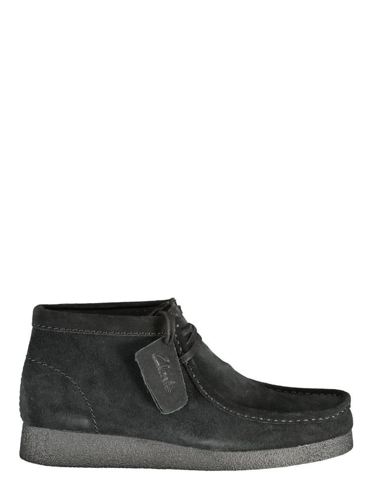 Black Leather Men Sneaker