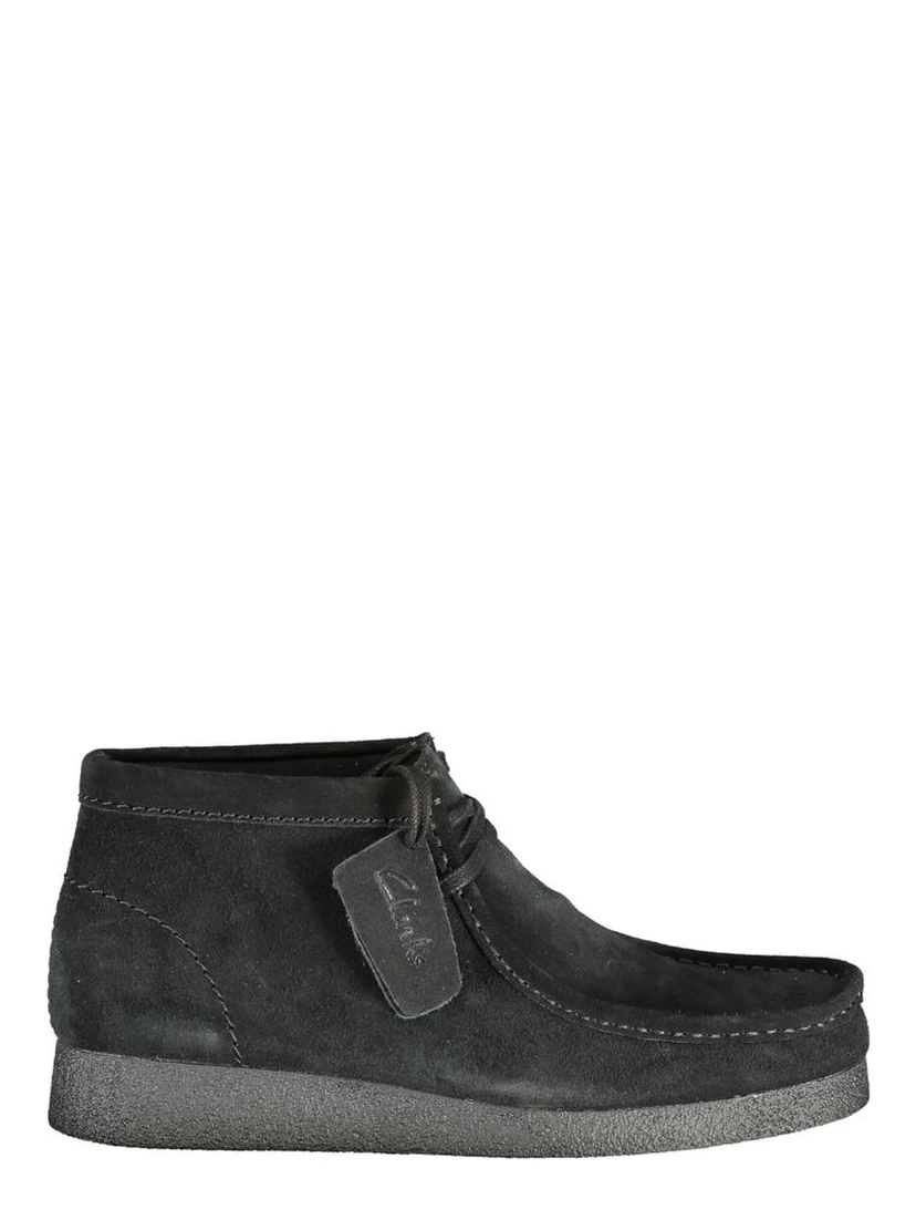 Black Leather Men Sneaker