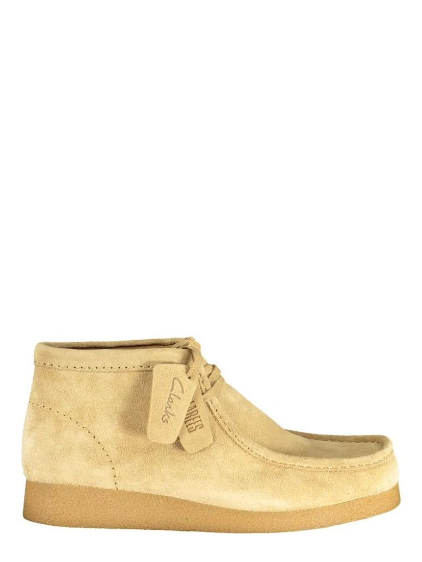 Beige Leather Men Sneaker
