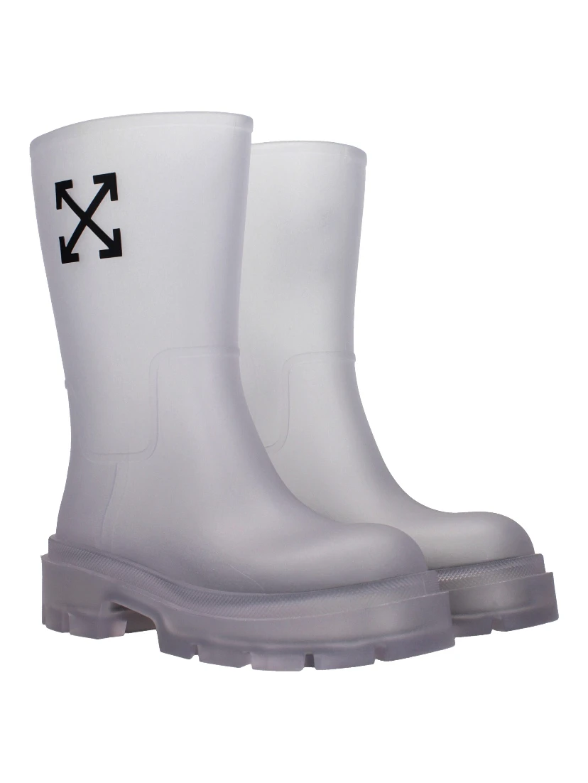 Transparent Pvc Ankle Boots