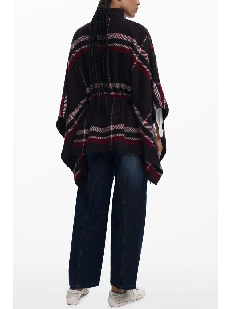 Black Polyester Women Poncho alternative