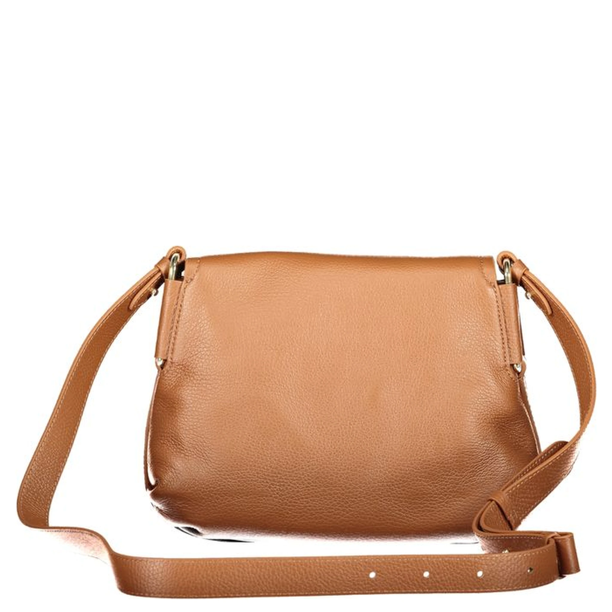 Marrone Leather Women Handbag