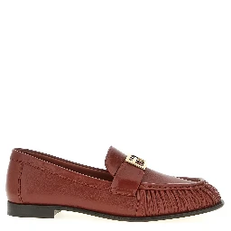 "Baguette" leather loafers