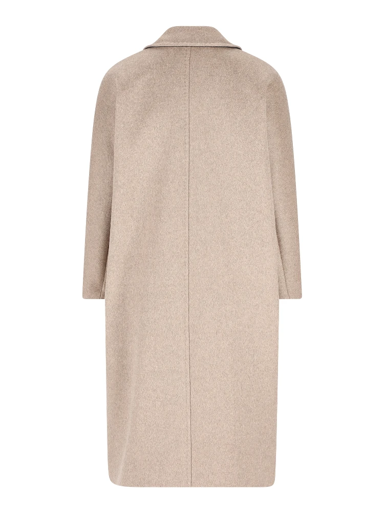 Angus coat in pure double wool alternative
