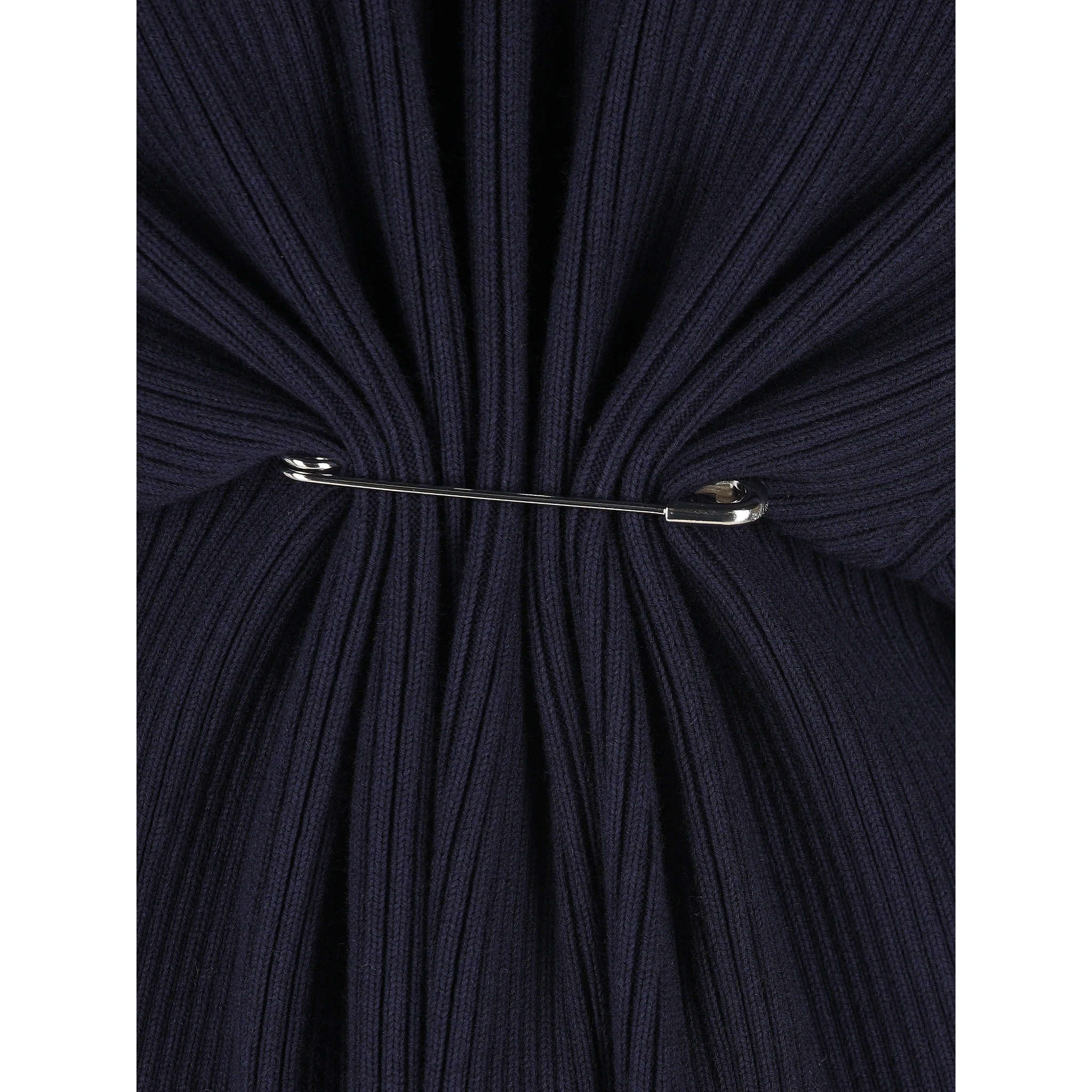 Safety Pin knitted mini dress
