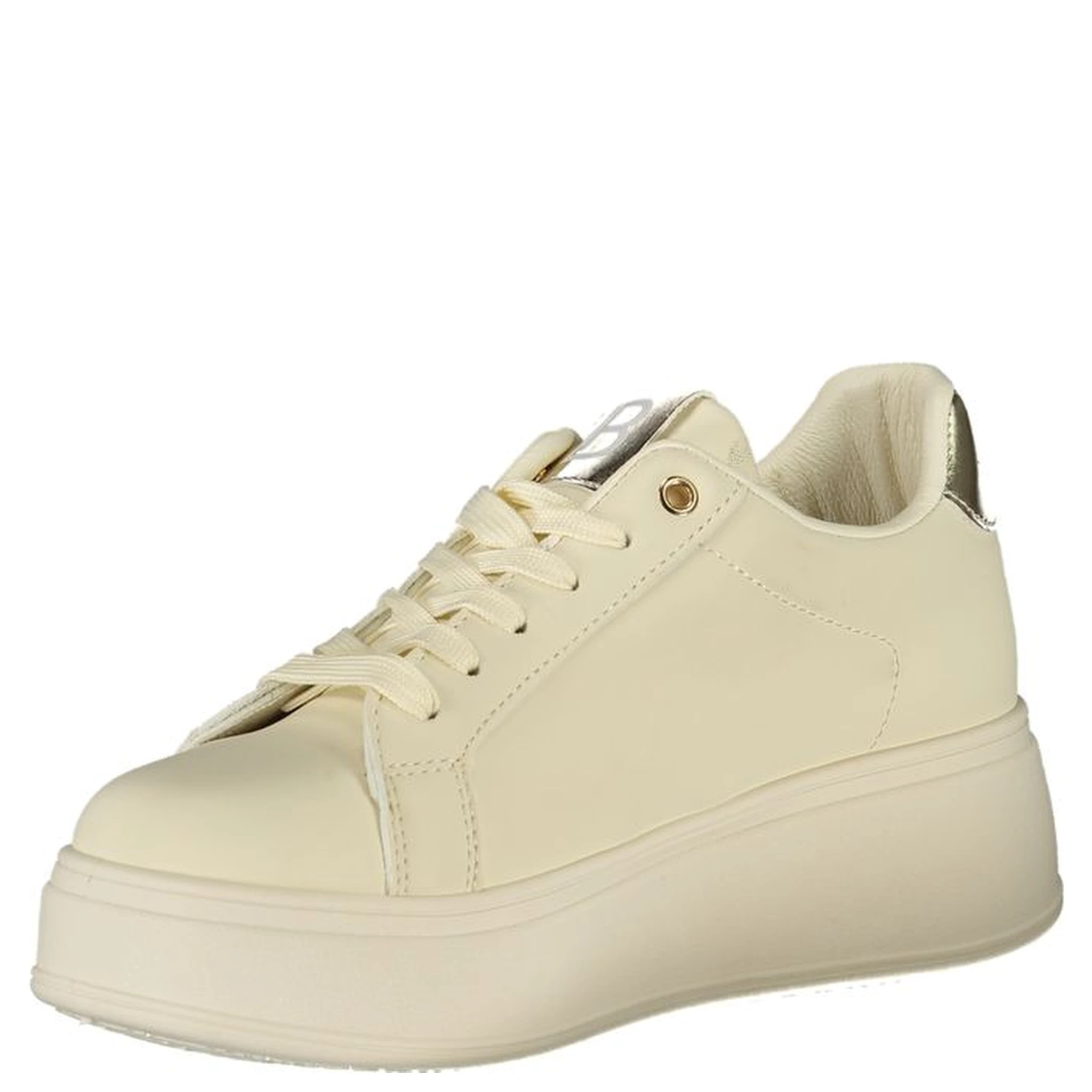 Beige Polyester Women Sneaker