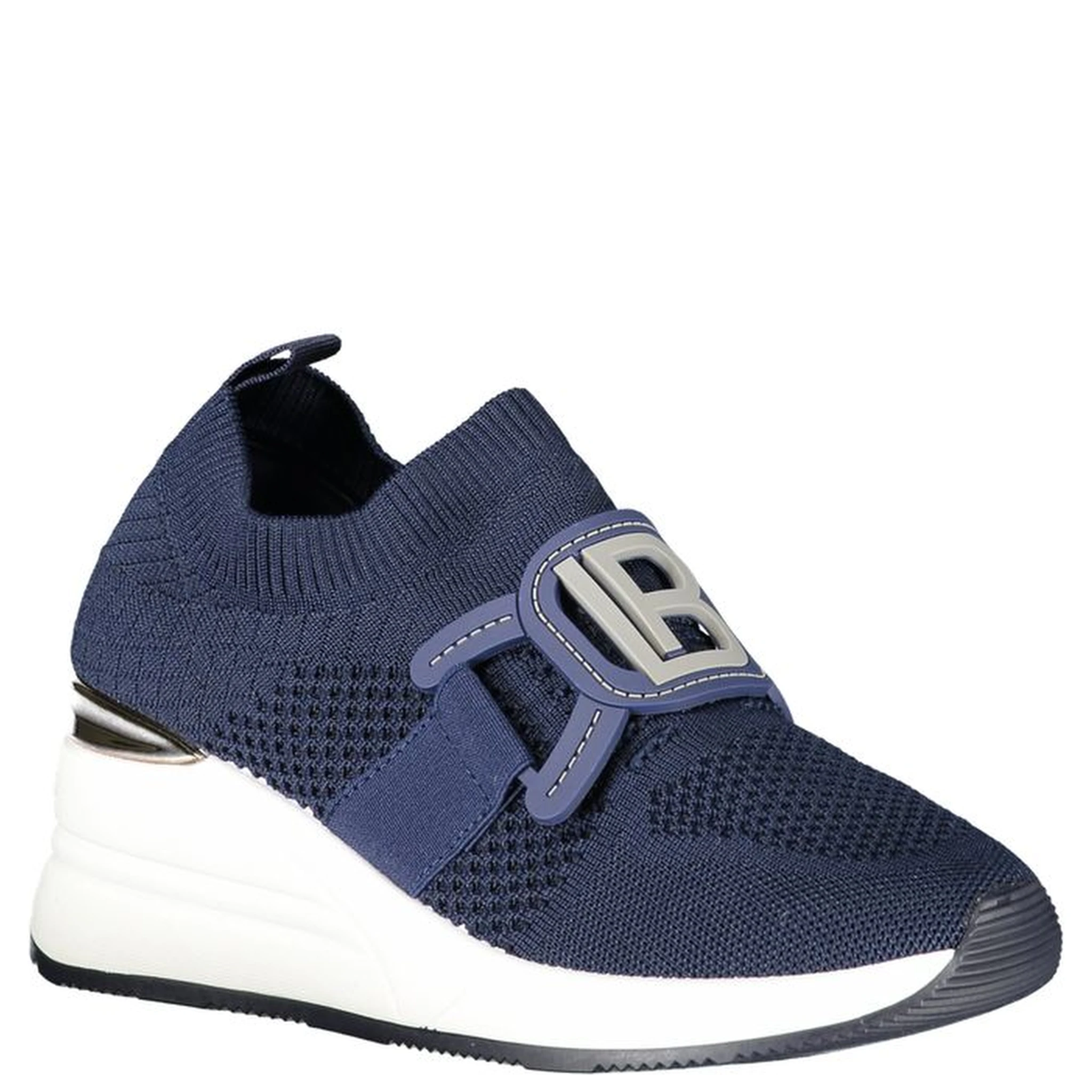 Blue Polyester Women Sneaker