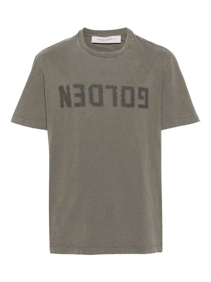 Golden Goose T-shirts and Polos Green