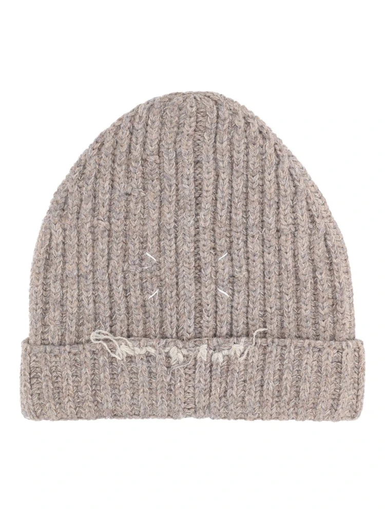 WOOL AND COTTON BLEND BEANIE alternative