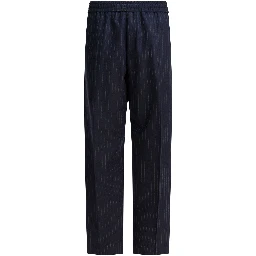 Wool jogging pants