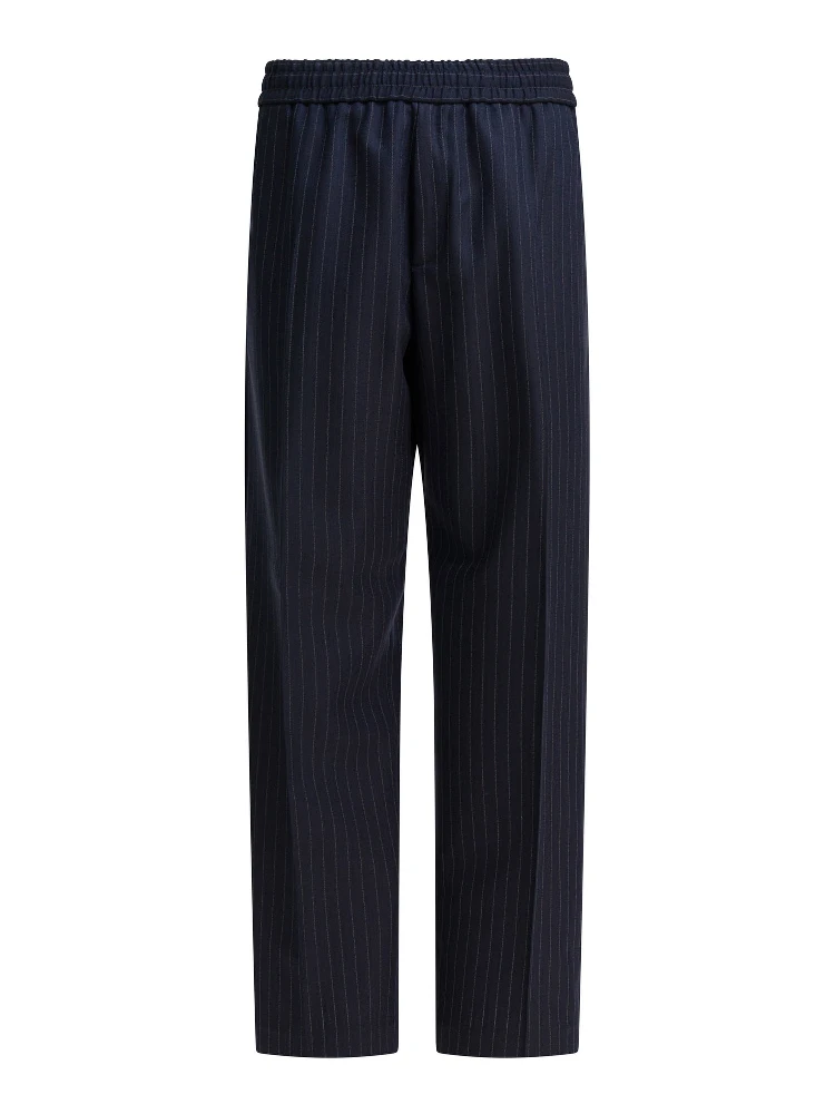 Wool jogging pants
