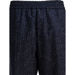 Wool jogging pants