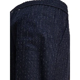 Wool jogging pants