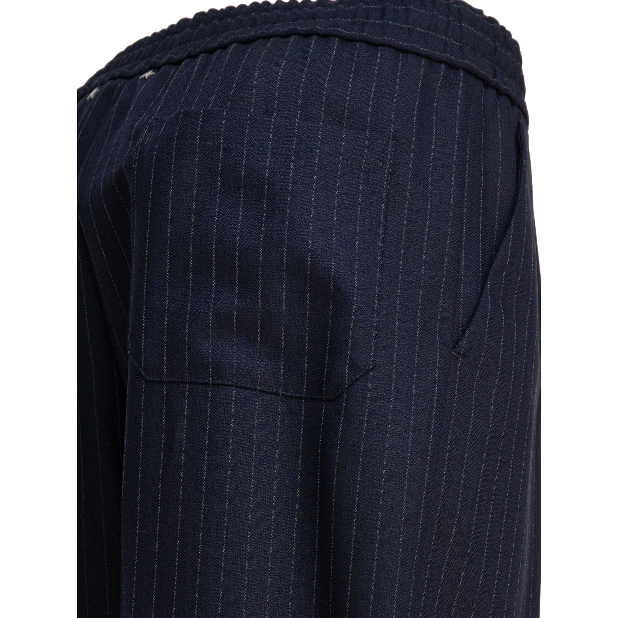 Wool jogging pants