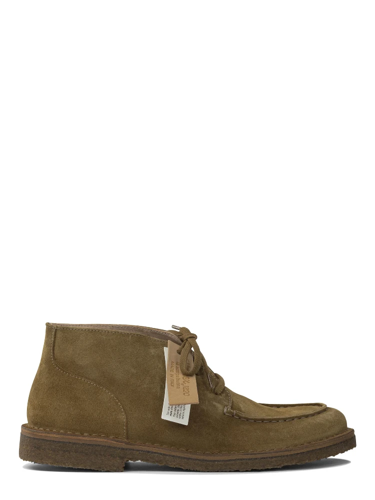 "Deukeflex" lace-up loafers