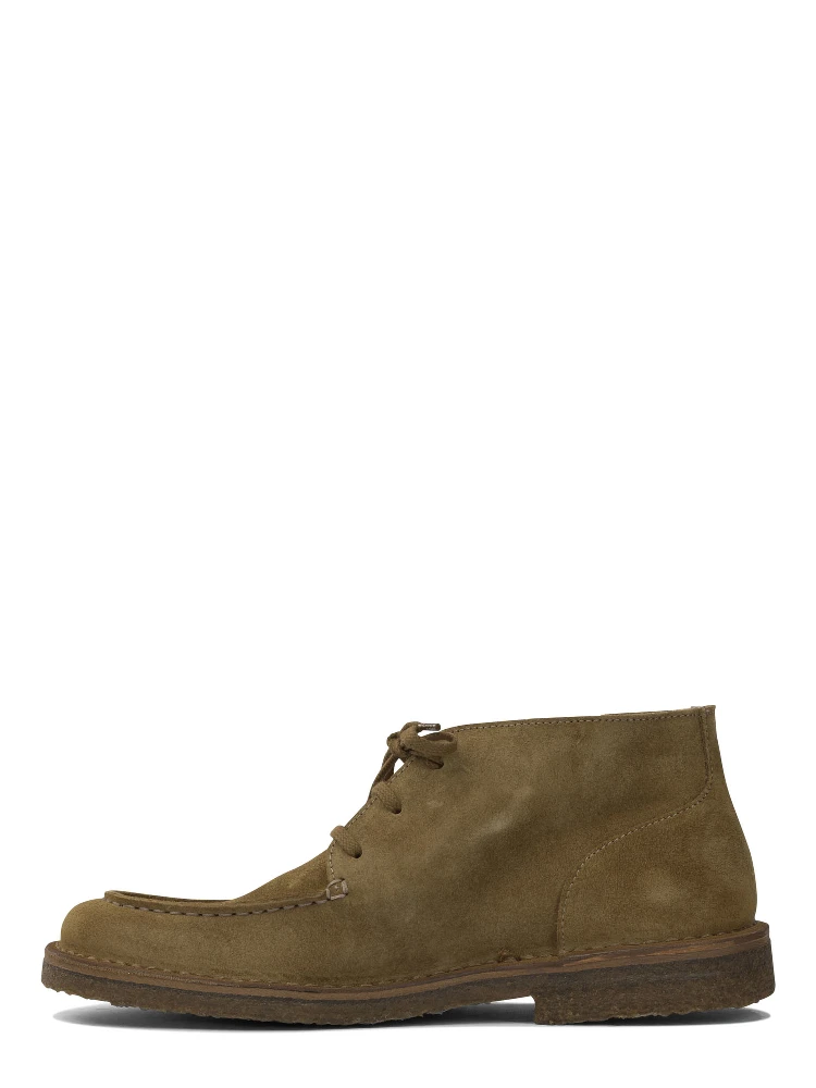 "Deukeflex" lace-up loafers alternative