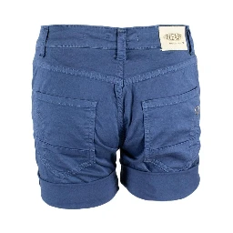 Blue Cotton Shorts
