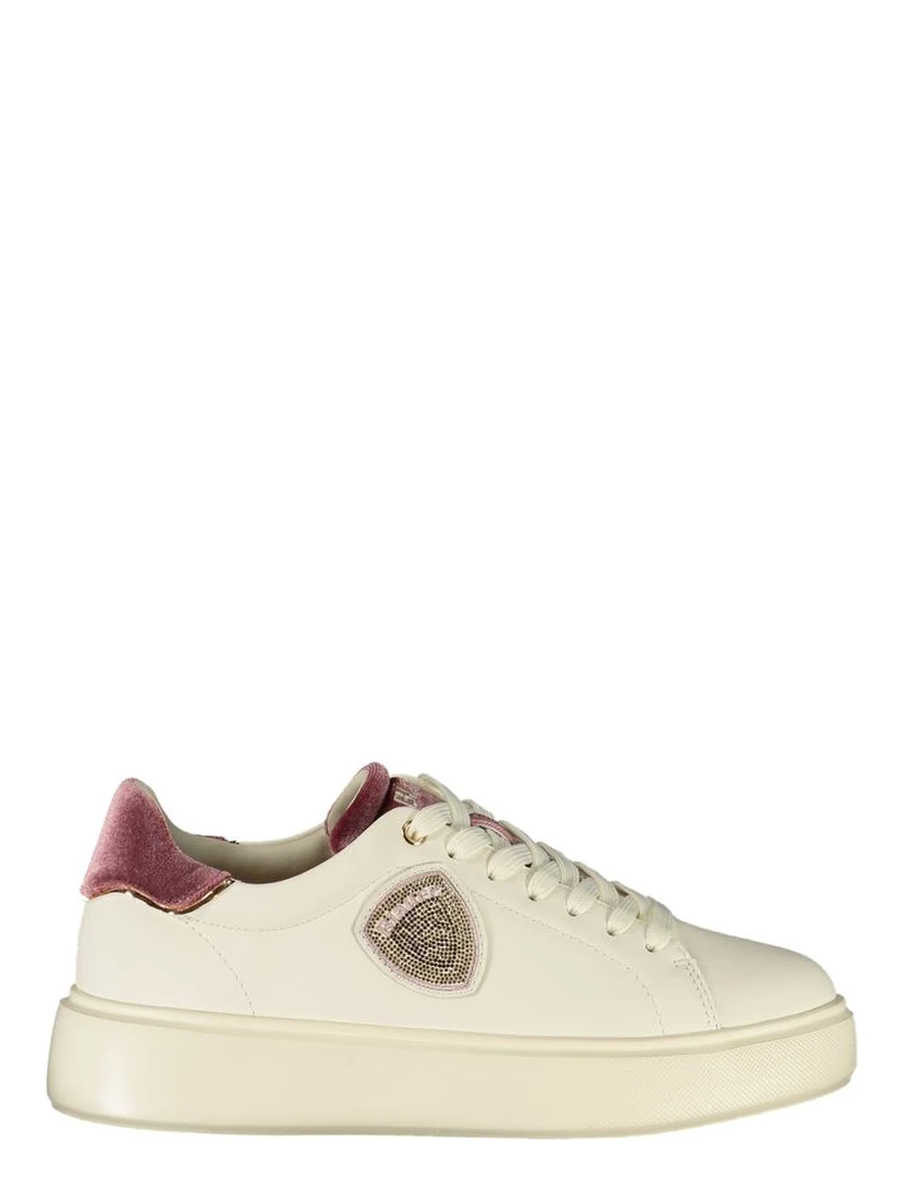White Leather Women Sneaker