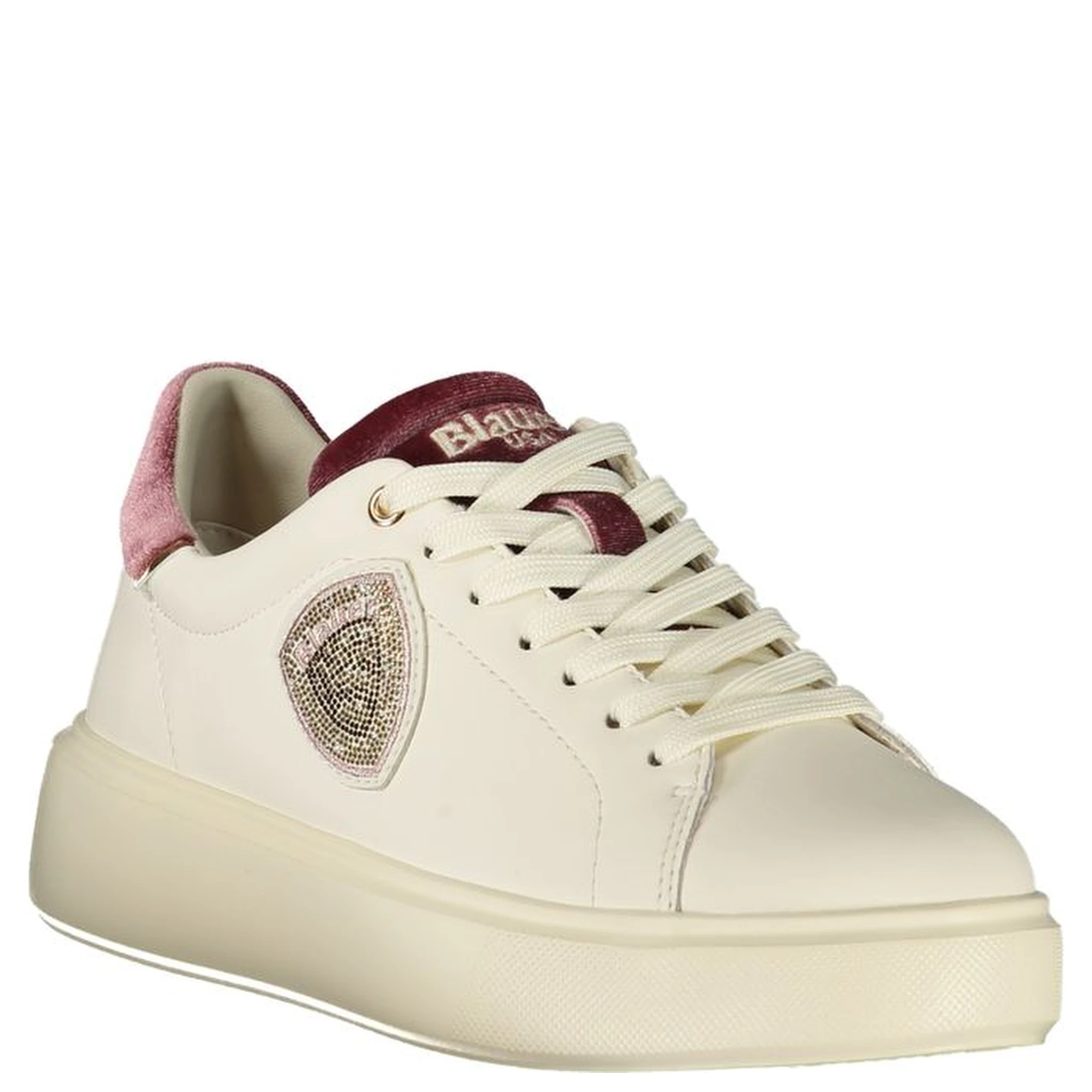 White Leather Women Sneaker