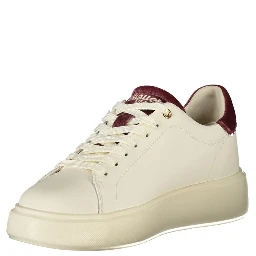 White Leather Women Sneaker