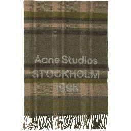 ACNE STUVenus Check 1996 Logo Scarf