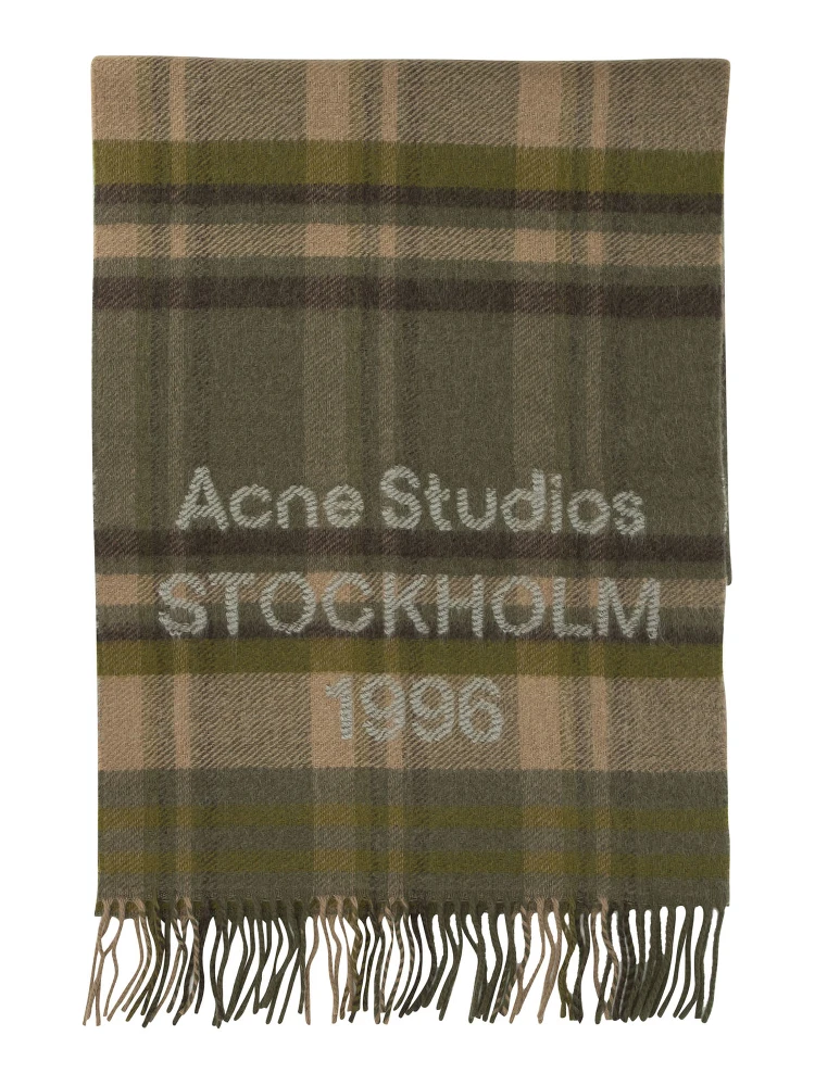 ACNE STUVenus Check 1996 Logo Scarf