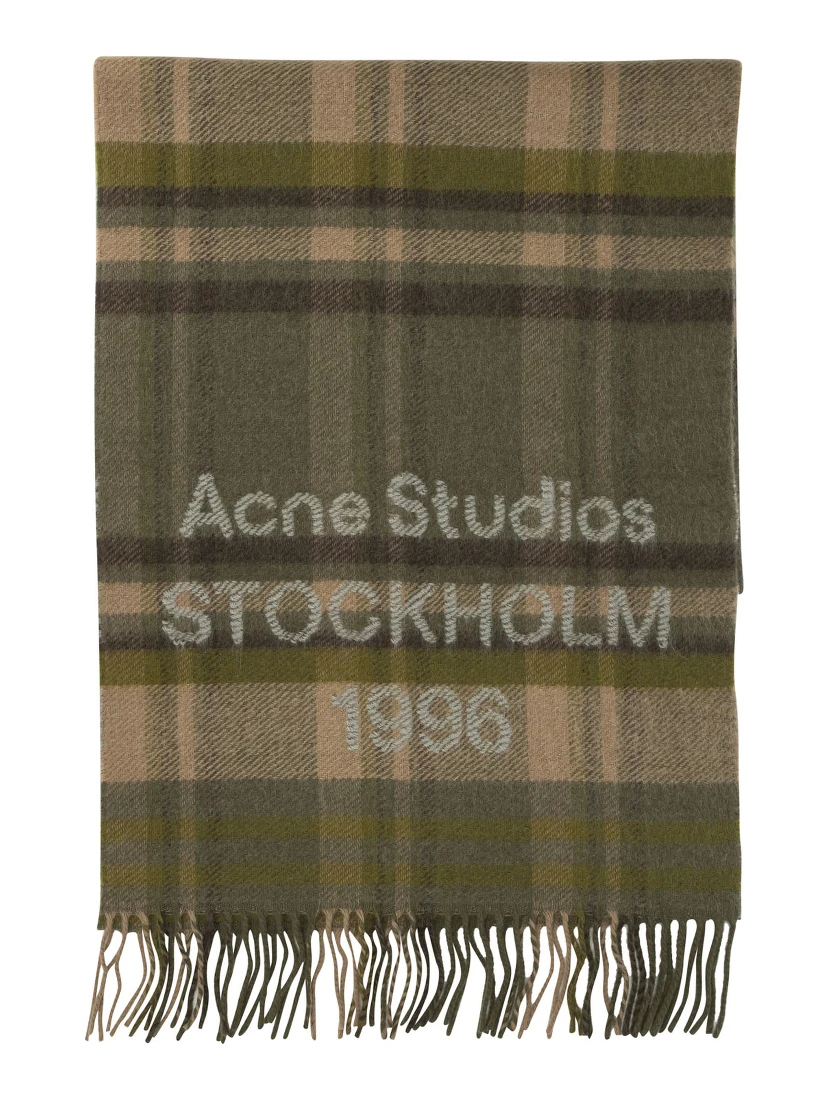 ACNE STUVenus Check 1996 Logo Scarf