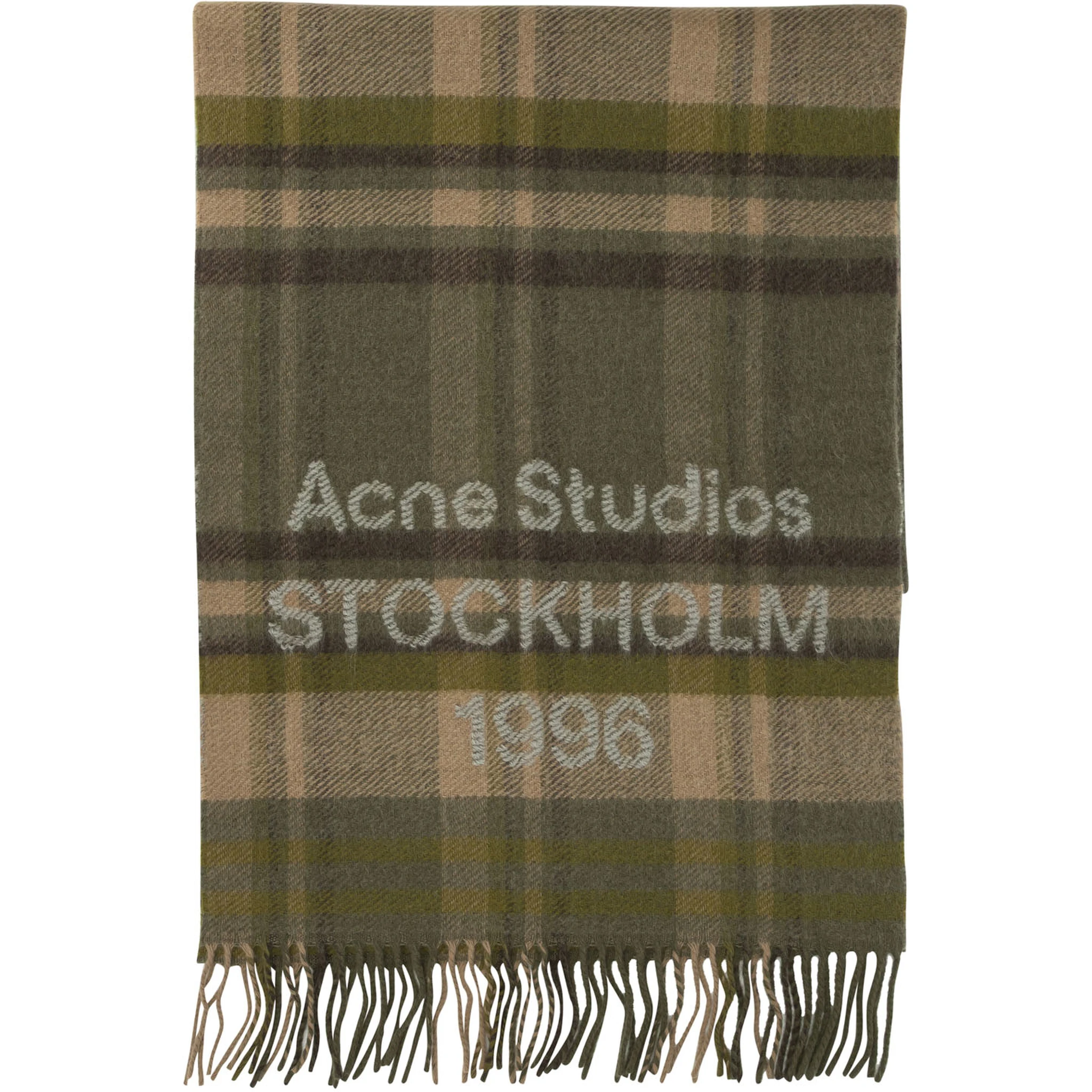 ACNE STUVenus Check 1996 Logo Scarf