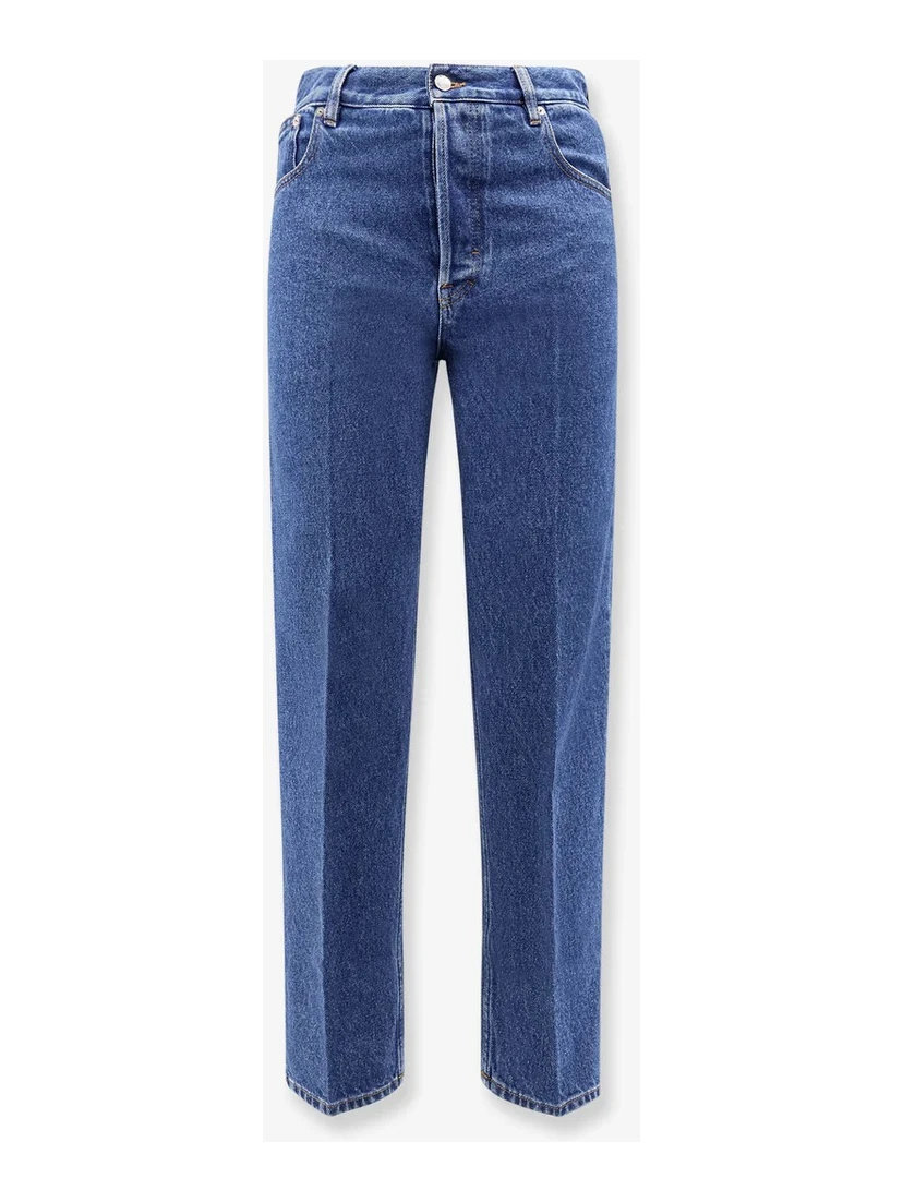 Jeans with Horsebit details